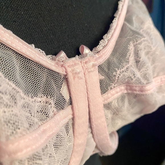 WACOAL 34E/34DD Chantilly Lace Minimizer Bra 855186 *Underwire Removed* - Picture 14 of 15